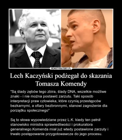 benquick - Lech Kaczyński, jako Prokurator Generalny moim zdaniem miał szczególny obo...