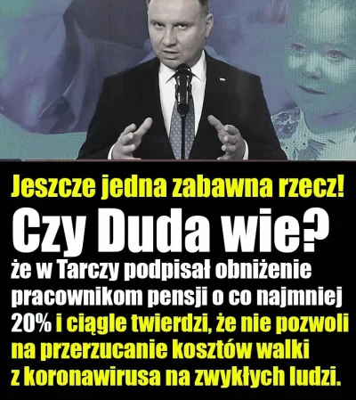 Zarzadca - Dawaj głosuj na Dude biedaku, bo obetnie tobie wypłatę o 80%. Ciesz się że...