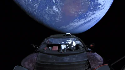 D.....3 - Tesla roadster została wystrzelona w kosmos ponad 2 lata temu (luty 2018 r....