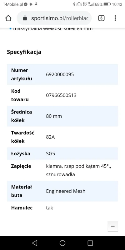 Protamina - Mircy chcę kupić nowe rolki. Jeżdżę rekreacyjnie, trasy do 20km.
Co sądzi...