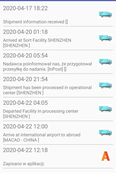 CiasteczkoMen - Sprzedawca nie zrobił mnie w balona z wysyłką z Polski? Tracking jest...