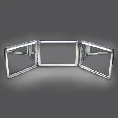 tadocrostu - Mirki jak połączyć takie 3 lustra 25x35cm BEZ RAMY takie żeby uzyskać ta...