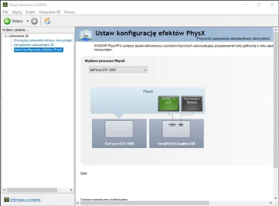 klonny - pomoże ktoś jak przełączyć wyświetlanie na karte graficzna gerforce 1050 ? #...