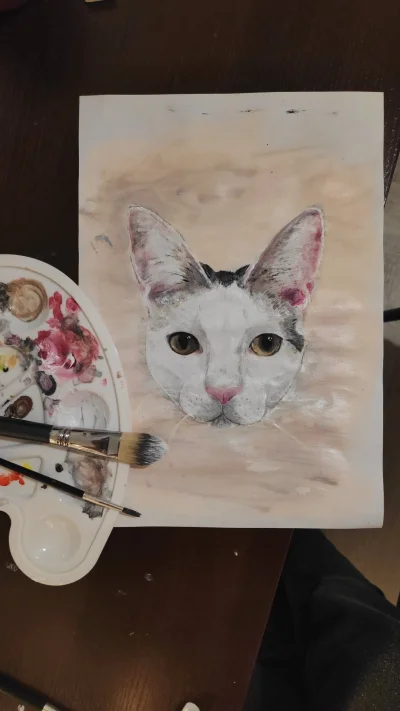 strachnawroble - 2:30 a ja właśnie skończyłam malować koteła, a tym samym cały mój zw...