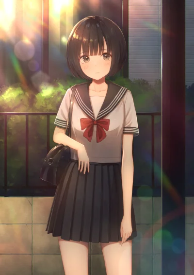 bakayarou - #randomanimeshit #originalcharacter #schoolgirl #anime