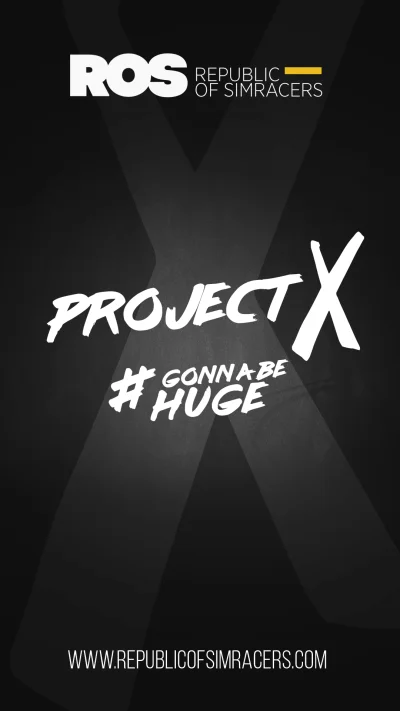 RepublicOfSimracers - Project X - dzisiaj o godzinie 18.00 CEST. Bądź z nami! #gonnab...