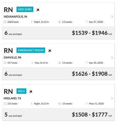 vl4d - To są oferty pracy dla pielęgniarek w USA. Stawka tygodniowa, praca w normalny...