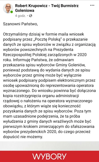 plastic11 - Dziękuję, Pan Burmistrz. Jak sytuacja w Waszych miastach? 
#wybory #koron...