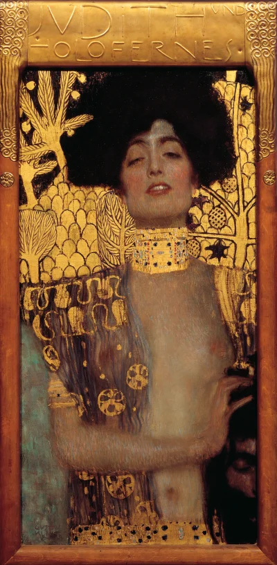 W.....k - Gustav Klimt "Judyta z głową Holofernesa" 1901 rok, olej na płótnie, 84 x 4...