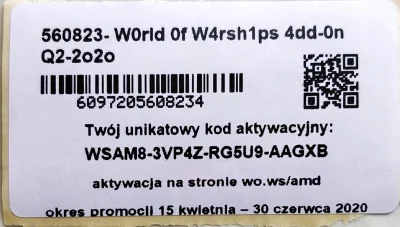 mirexx - Kod do World Of Warships. Nie wiem co daje, nie gram w tą grę. Kto pierwszy ...