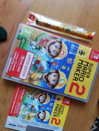 E.....n - Hej, sprzedam Super Mario Maker 2 wraz ze Stylusem i (opcjonalnie) kodem na...