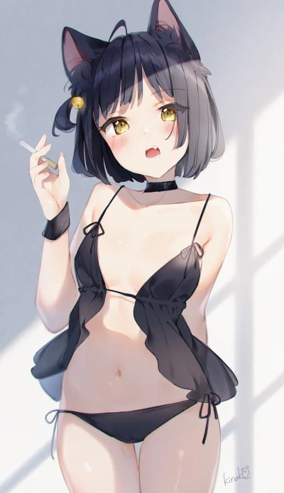Azur88 - #randomanimeshit #anime #originalcharacter #nekomimi #kemonomimi #cigarette ...