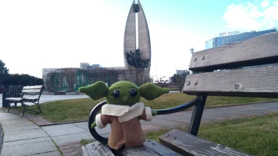 AmiGurumi - Tym razem nie #pokemon a #babyyoda 
#zwloczkizrobione #mandalorian #star...