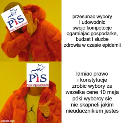 vogello - #meme #drake #pis #wybory #2020 #polska