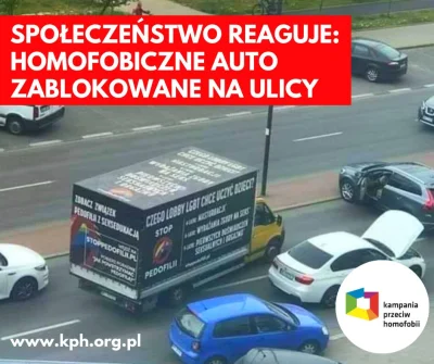 artpop - "Dzisiaj w Warszawie doszło do "obywatelskiego zatrzymania" ciężarówki oblep...