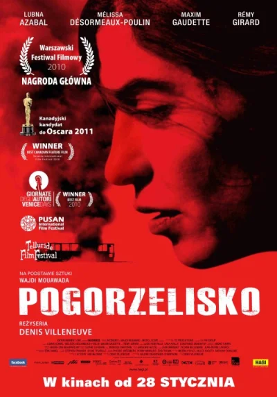 Xi_Velazquez - "Pogorzelisko" - Denis Villeneuve 2010
Film nie dla wszystkich. Wyśmi...