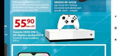 adriansi - Hejka, jak ktoś planuje zakup #xboxone to w #auchan jest fajna #promocje n...