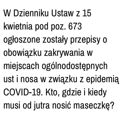 Darjo - @turkuc_podjadaczek: Nakazu nie ma, obowiązek jest.