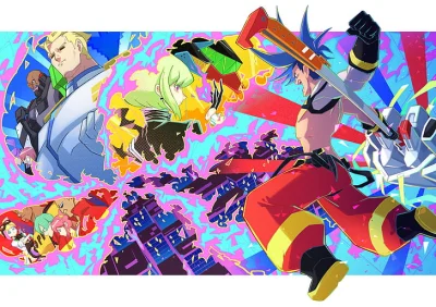 Wykopaliskasz - Niezła psychodela w tym Promare.

#Promare #anime grafika losowa z ...