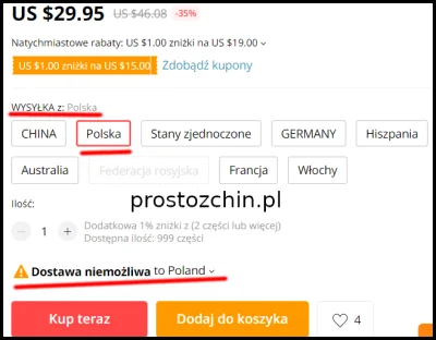 Prostozchin - Logika Chińczyka na AliExpress: niemożliwa dostawa z Polski do Polski (...