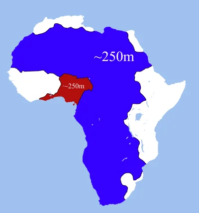 afc85 - #ciekawostki #mapporn

dwa obszary afryki o podobnej populacji