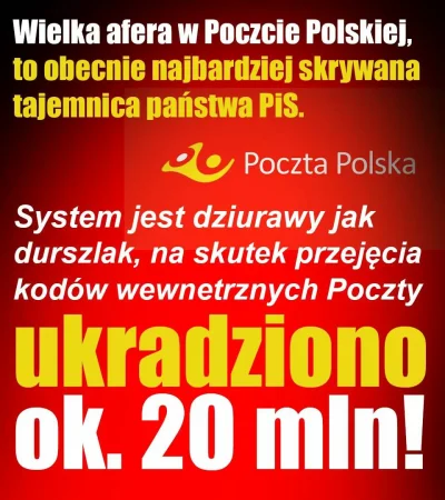 Zarzadca - Spokojnie w #tvpis powiedzą że to opozycja ukradła, a PiS wykrył aferę xD
...