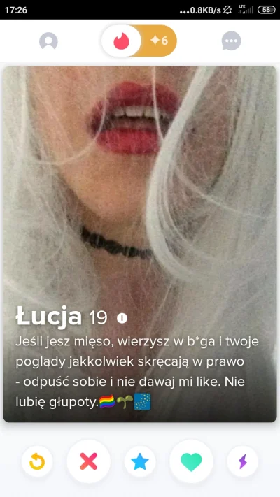 Lechu01 - Kolejny przykład typowej p0lki na tinderze
#tinder