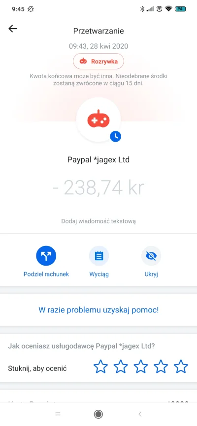 macias0526 - Wykopki, ma ktoś coś podobnego z dnia dzisiejszego? Co ten PayPal wariuj...