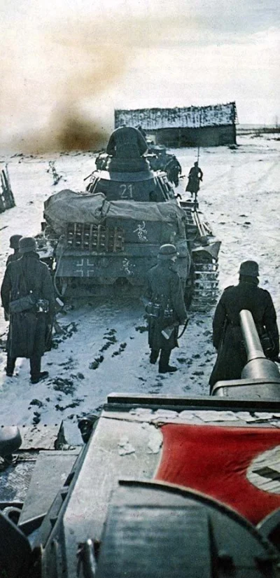 k.....x - 11 Dywizja Pancerna "gdzieś" na froncie wschodnim. Zima 1941 

#iiwojnasw...