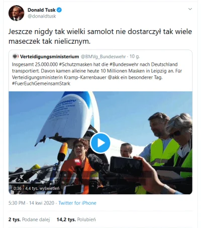 niemamnasmsy - Wyobrażacie sobie taki tweet w kierunku do Niemiec? No właśnie haha ta...