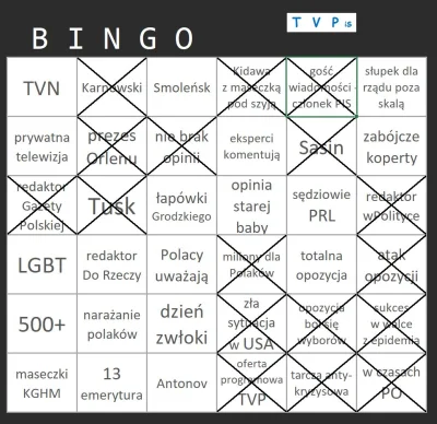 suxone - #tvpbingo 28.04.2020
A gdzie kolejny dzień zwłoki narażania Polaków?! Cieka...