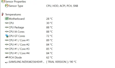 tomaszrog - @tomaszrog:
#komputery #laptopy
Czy takie temperatury są normalne? 
Pr...