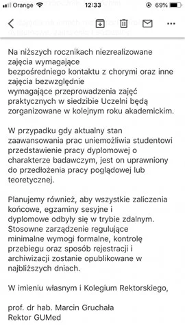 dwa_fartuchy - Gdański Uniwersytet Medyczny przeprowadzi sesję zdalnie.

Tak wynika...