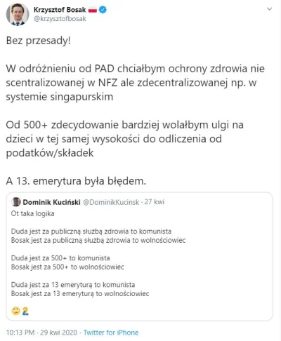 622xc - https://twitter.com/krzysztofbosak/status/1255591107003588608
#konfederacja ...