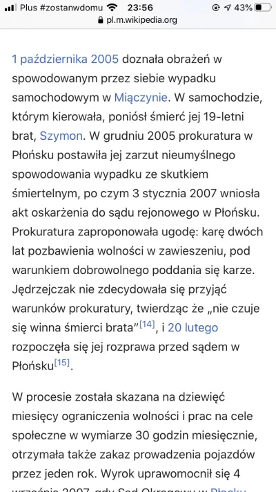 Daginczi - @kinesin1000: Otylia ma tyko to wpisane w życiorys