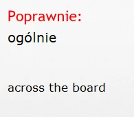 paramite - Nie przyjęło 'generally'. Zaakceptowałem, jak następnym razem nie przyjmie...