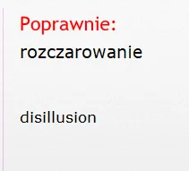 paramite - @darvd29: O, a to najlepsze. Wpisałem oczywiście disappointment. Czy jeśli...