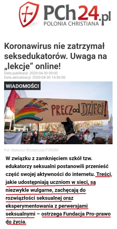 saakaszi - To te dzbany wożą się furgonetkami po Warszawie i chcą zakazu edukacji sek...