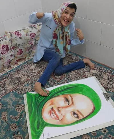 starnak - Ta inspirująca 31-letnia irańska artystka jest zdolna do zadziwiających rze...