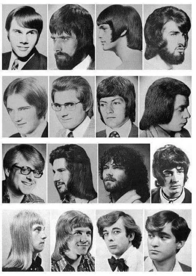 rezystancja - #fotografia #czarnobiale #fotografiamody 
Katalog fryzur ~1970, aktualn...
