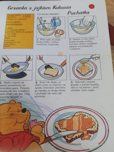 arinkao - Oryginalny przepis Kubusia Puchatka na grzanki maczane w jajku i mleku. Z m...