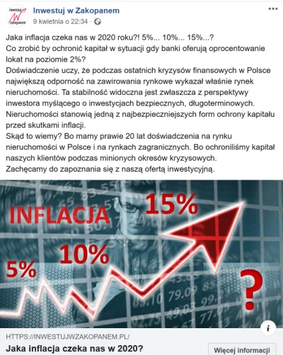spaedesz - W tym roku inflacja 15% (OSTROŻNIE!!!)