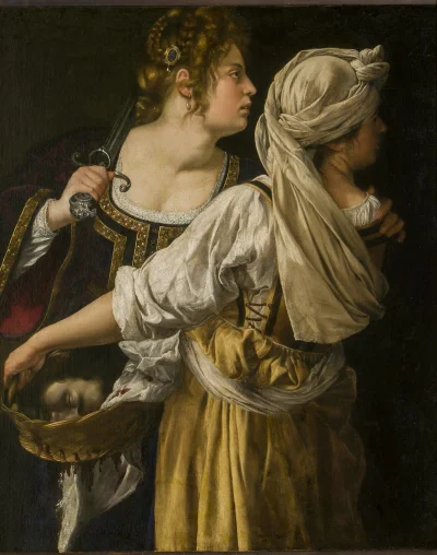 W.....k - Artemisia Gentileschi "Judyta odcinająca głowę Holofernesa" 1612 - 1613 rok...