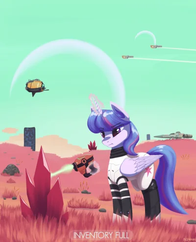 FlaszGordon - #kucyki [ #mlp #orginalcharacter artysta: #MrScroup ] 
No Pony's Sky (...