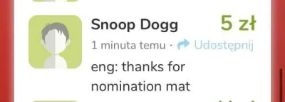 ZeT_ - Snoop Dogg przyjął nominację i wpłacił aż 5zl !!!
#hot16challenge2 #hot16chall...