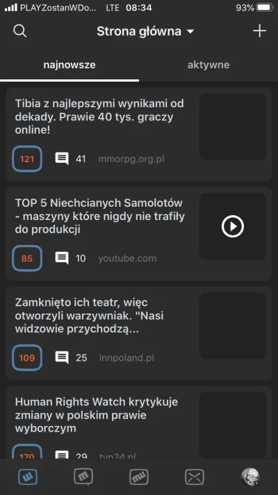 hebul-pebul - Czy wasz wykop tez tak wygląda na #ios ? Nie wiem czy coś się popsuło w...