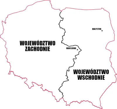 L.....l - Tak powinien wyglądać podział na województwa w Polsce
#mapporn #changemymi...