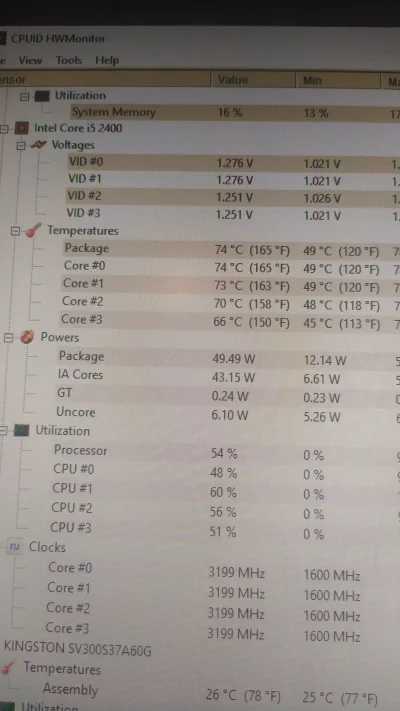 Dddkop - Dobre temperatury procesora przy uruchomieniu przeglądarki, nie za duże? #pc...