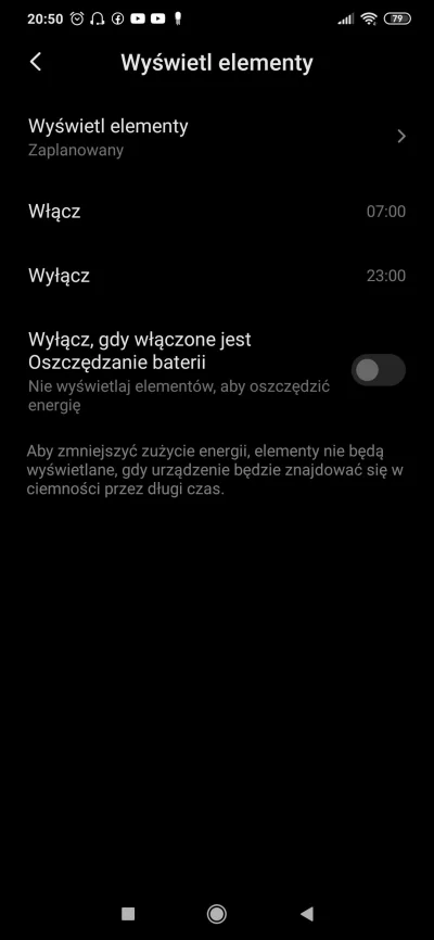 qlee - Wyłącz funkcje jak wyłączany podczas oszczędzania baterii u mnie był taki sam ...