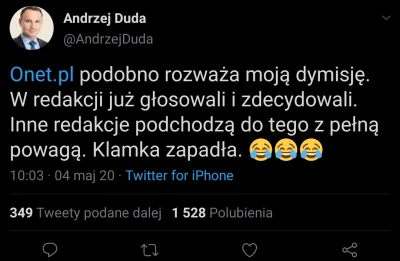 desygnat - https://twitter.com/AndrzejDuda/status/1257219265897345024?s=19